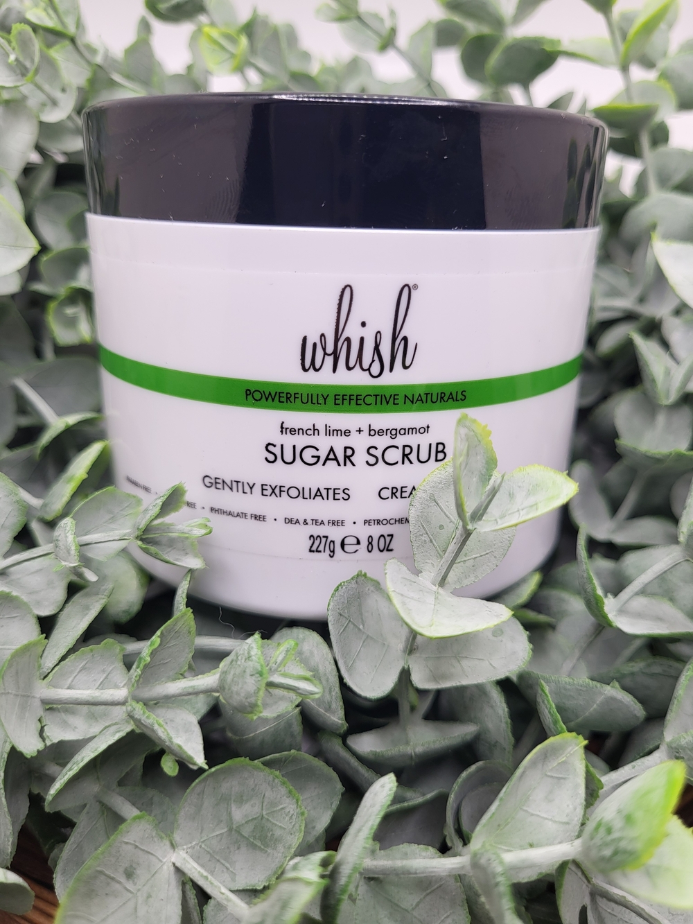 Whish French Lime + Bergamot Sugar Scrub - Full-size 8oz